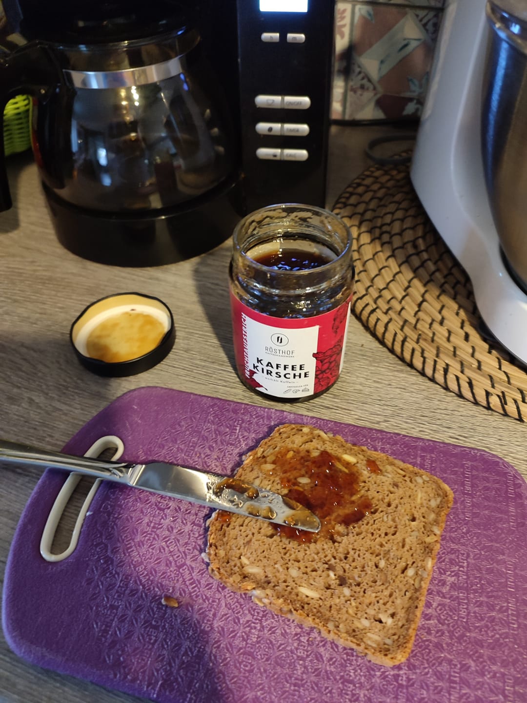 Customer photo review of Fruchtaufstrich Kaffeekirsche