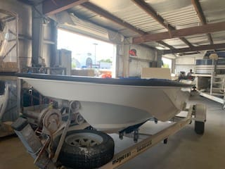Customer photo review of Boston Whaler 3 Piece OEM Rub Rail **All Black** - Fits Classic 9' - 17'