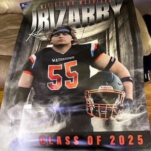 Customer photo review of Custom Sports Banner - Our House Football
