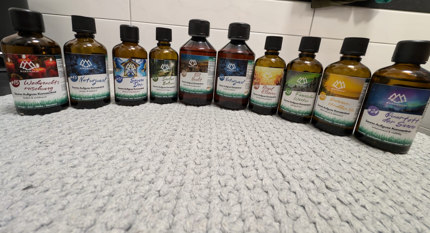 Customer photo review of Sauna Aufguss Konzentrat #22 Moderne Alchemie