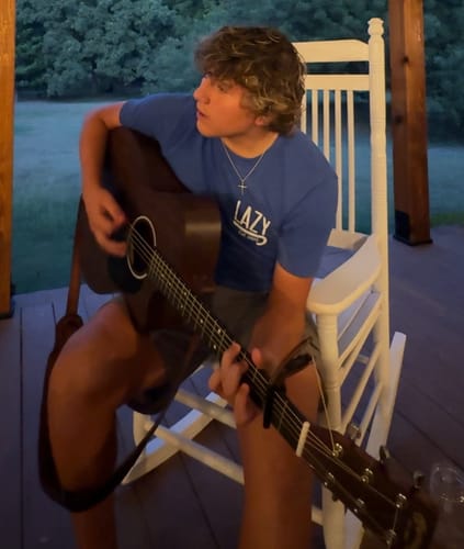 Customer photo review of Lazy J Ranch Bully T-Shirt - Royal Blue