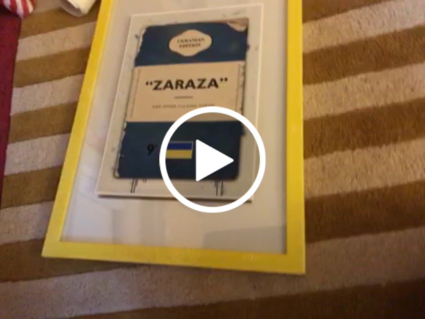 Customer video review of Personalised Book Cover Art Print (Dark Blue)