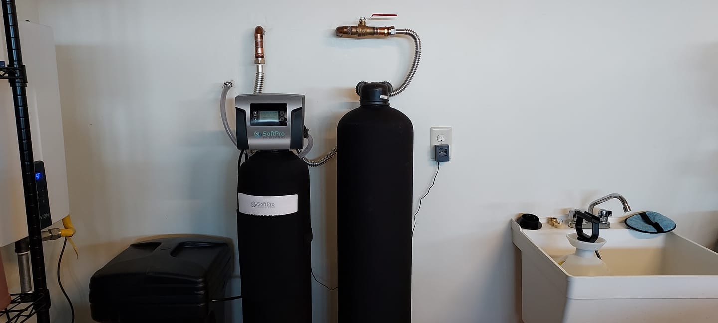 Customer photo review of SoftPro Whole House Chlorine+ & Fluoride Filter (Catalytic + Bone Char Carbon)