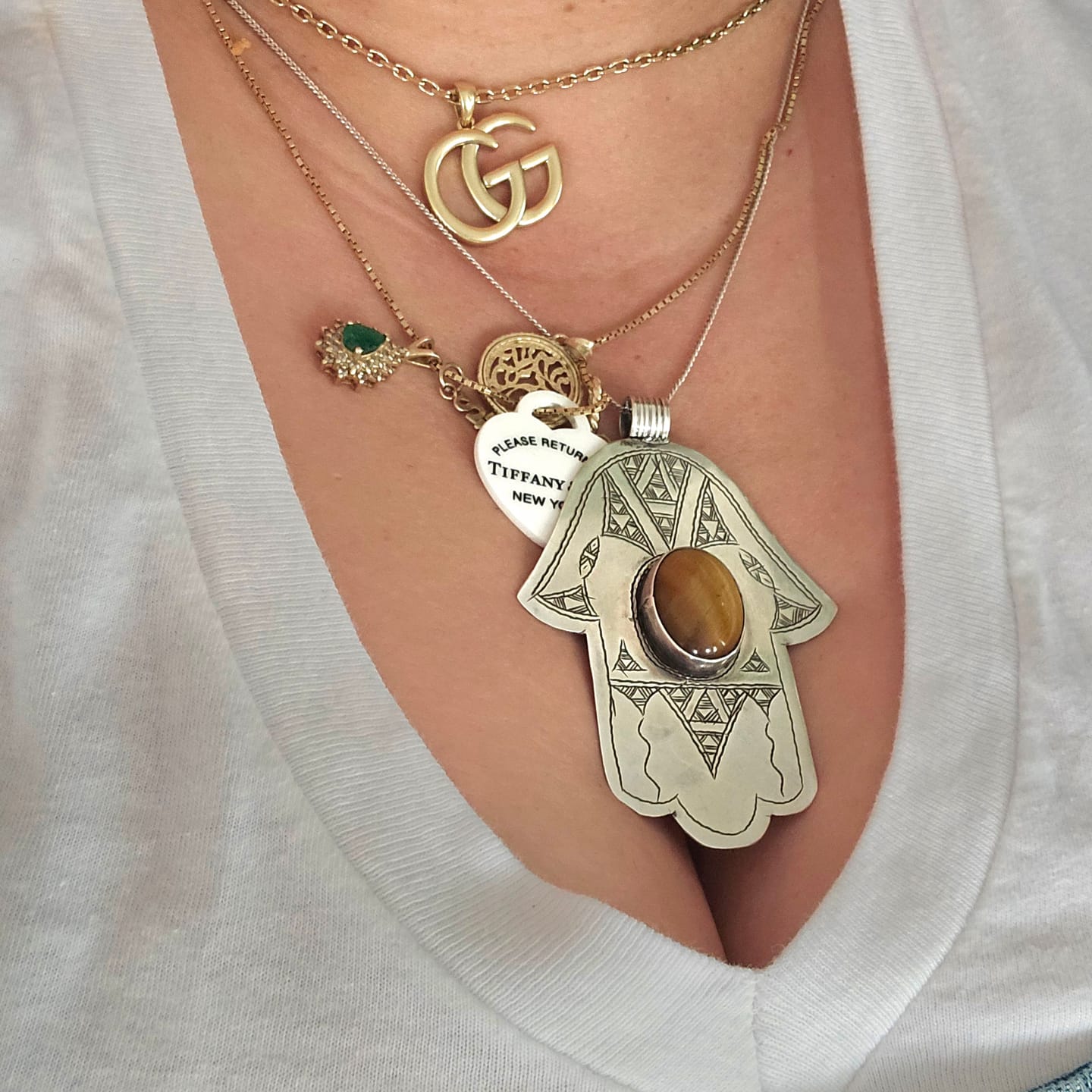 Customer photo review of Genoa Necklace