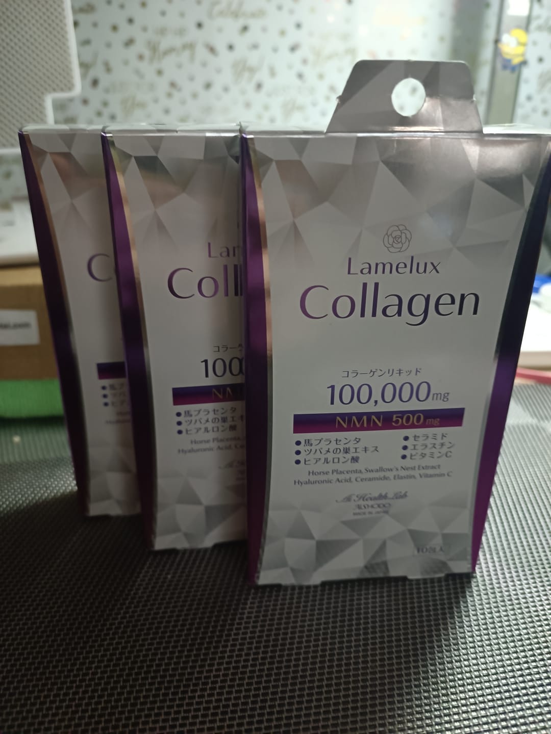 Customer photo review of AISHODO Lamelux Collagen Liquid with NMN and Placenta
