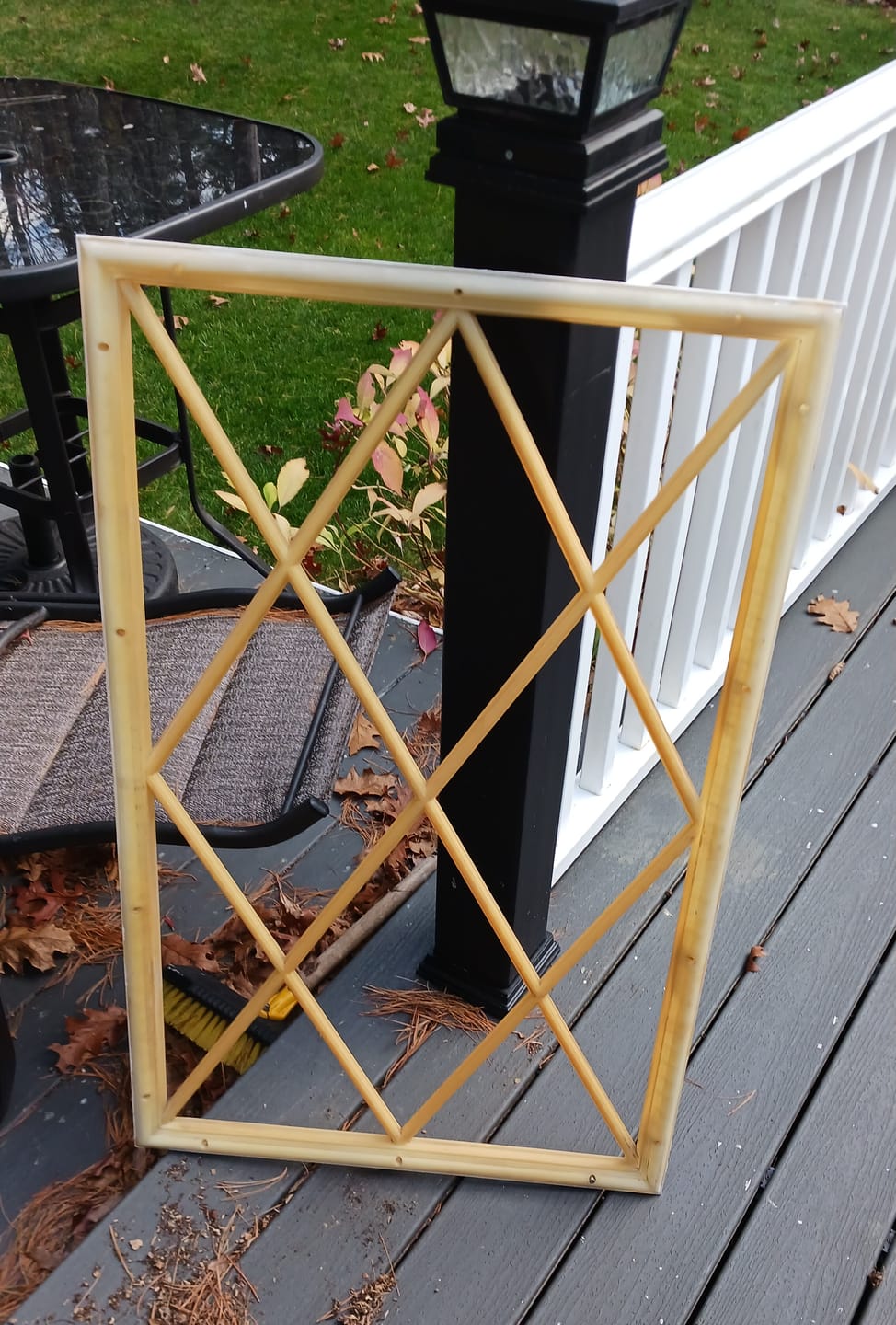 Customer photo review of Half Lite Frame Kit with 9 Grids