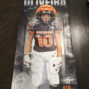 Customer photo review of Custom Sports Banner - Our House Football