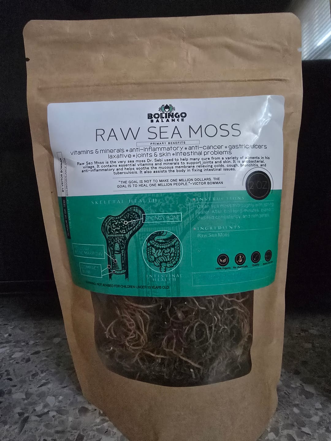 Customer photo review of RAW SEA MOSS