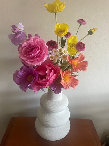 Customer photo review of Bright Silk Flowers