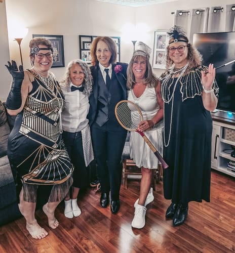 Customer photo review of 1920s Murder Mystery Game Kit