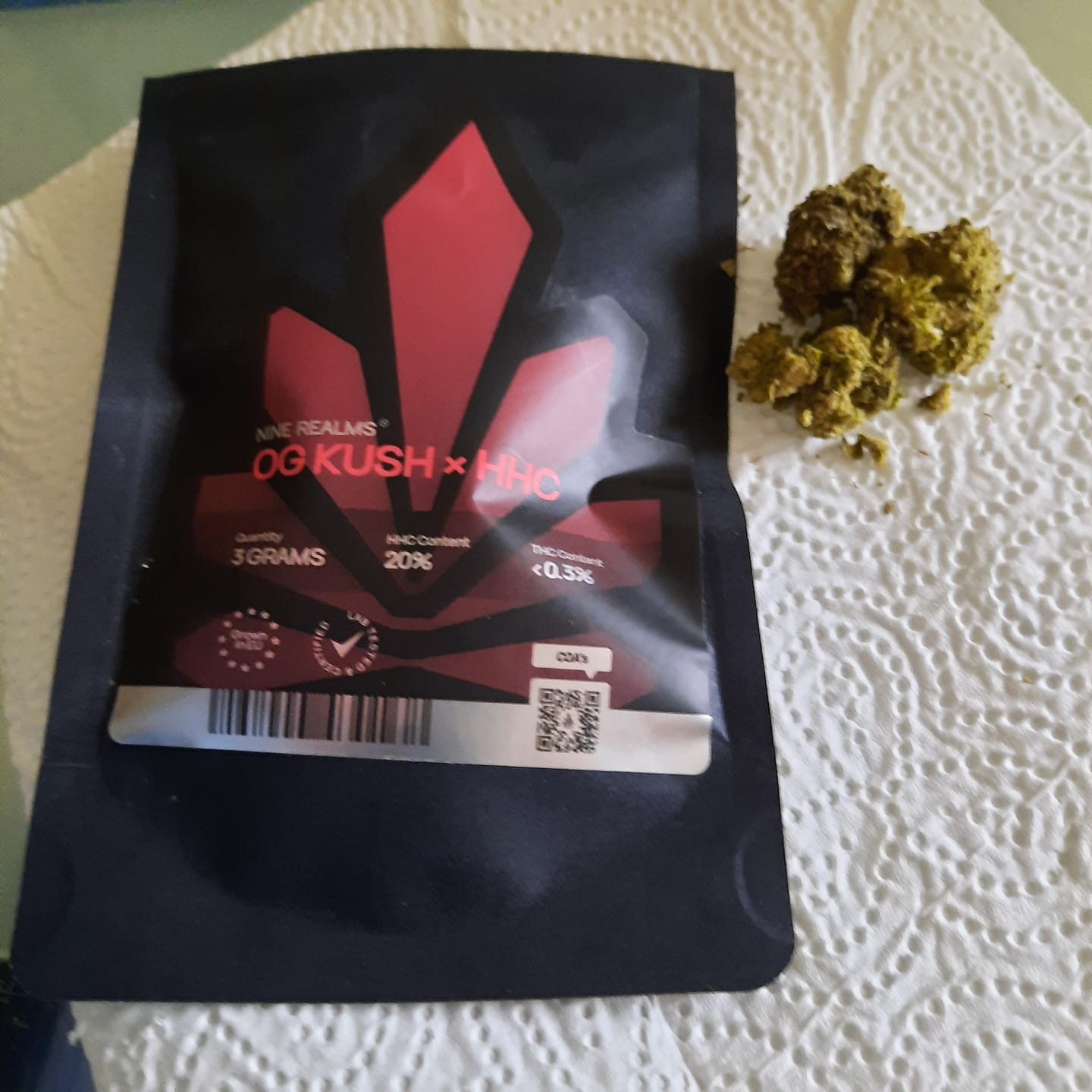 Customer photo review of OG KUSH X 20% HHC