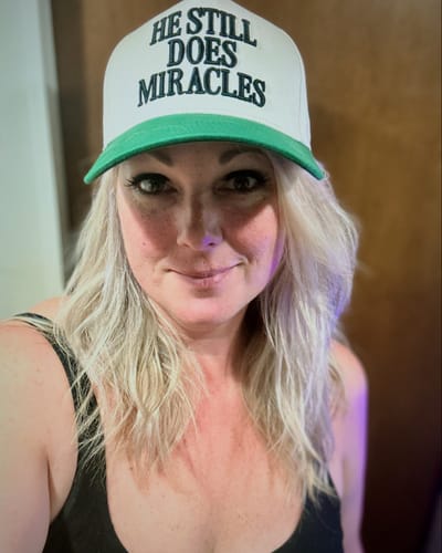 Customer photo review of Hat: He Still Does Miracles