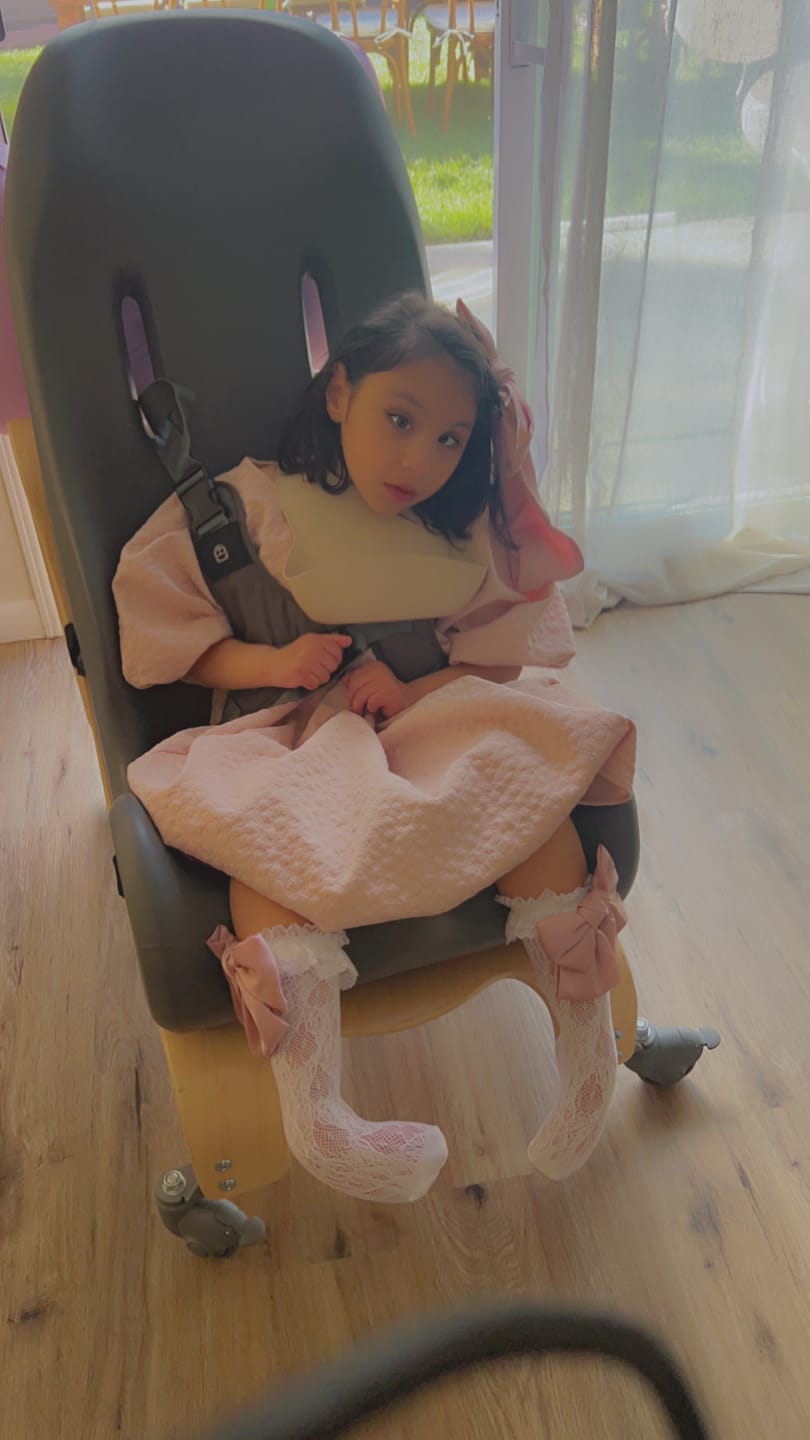 Customer photo review of Lola Lace Socks with Satin Bows