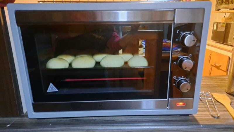 Customer photo review of Horno Eléctrico Silver Series 60L Kitchen-It