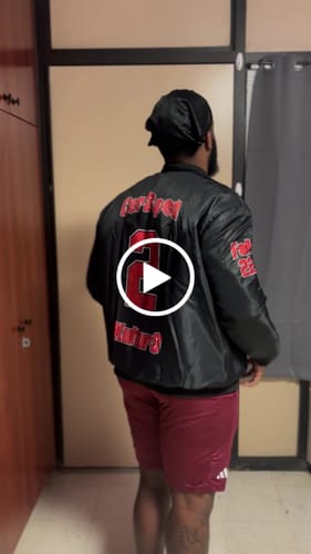 Customer video review of Fraternity Jacket - Custom Kappa Alpha Psi Nupe Bomber Jackets