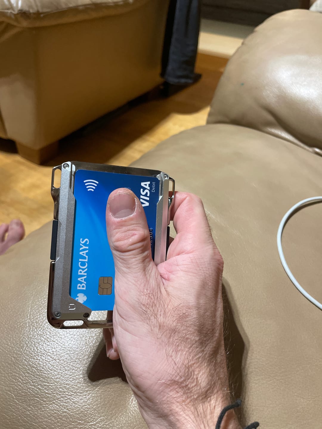 Customer photo review of M2 MAVERICK™ WALLET - NICKEL PLATED - HAND POLISHED - SINGLE POCKET LEATHER