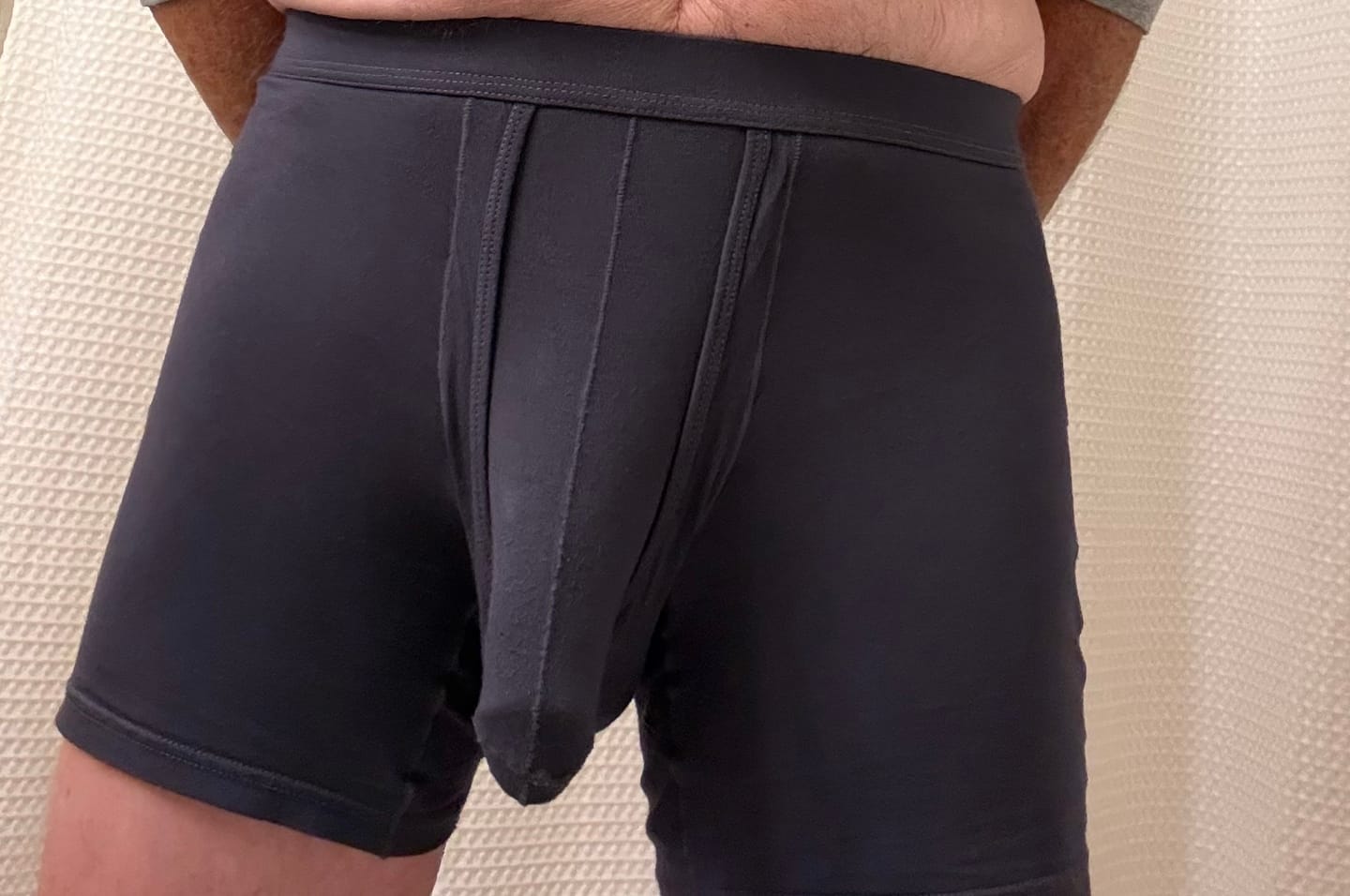Customer photo review of 2 Pack Long Boxer Briefs with Separate Pouch
