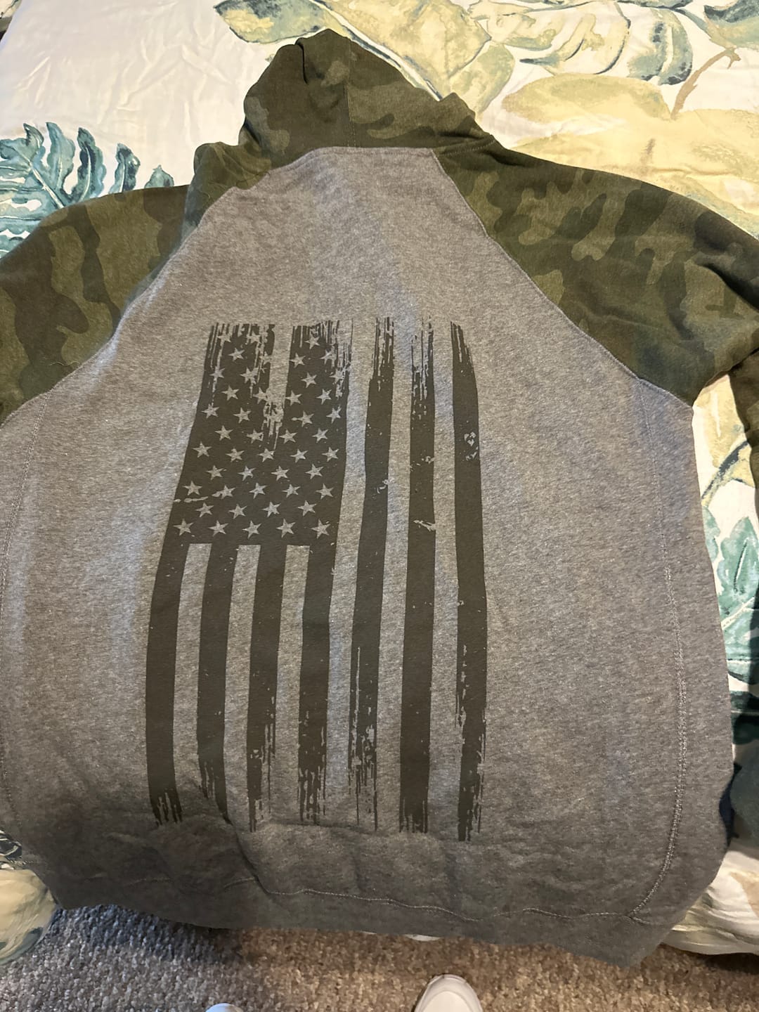 Customer photo review of 717 Patriot Zip Hoodie
