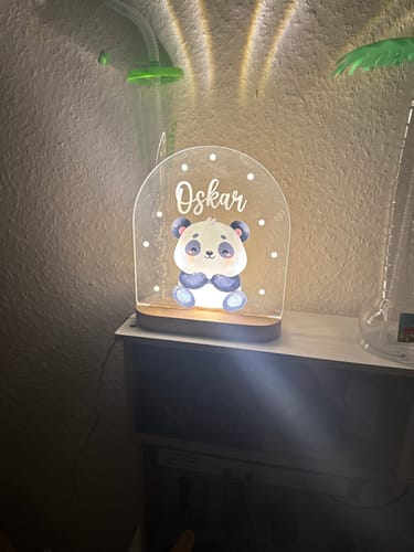 Customer photo review of Nachtlicht mit Lieblingstier