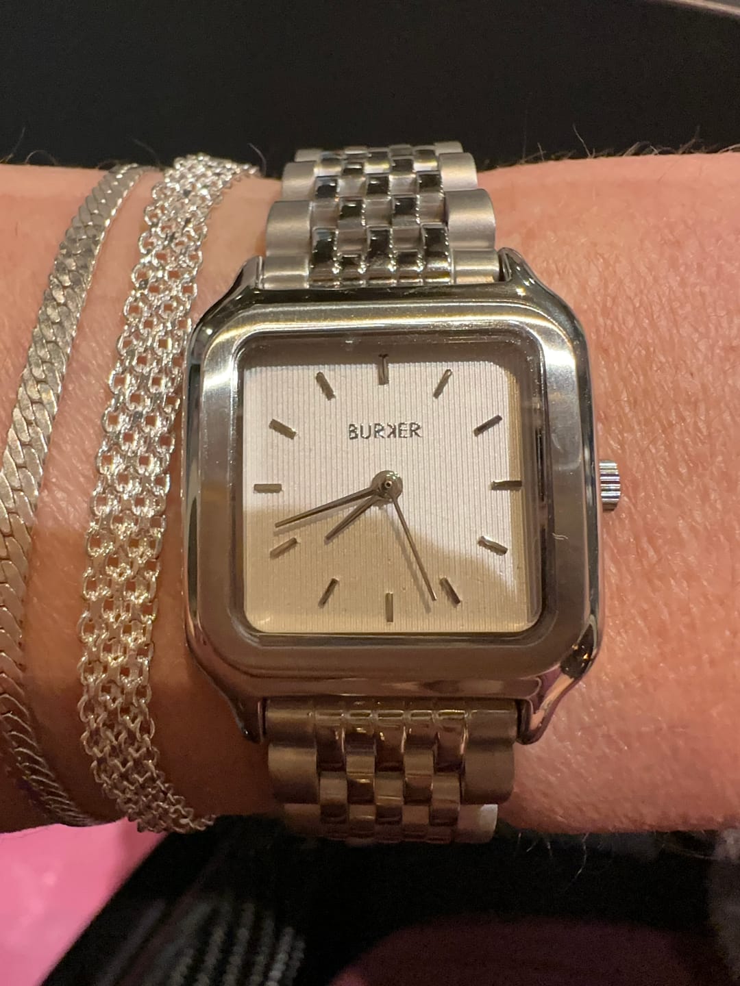 Customer photo review of Macy Silver White