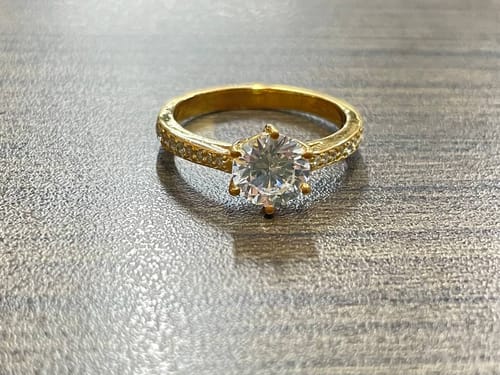 Customer photo review of 1.5ct Porto XL Engagement Ring (Semi Machine Made)