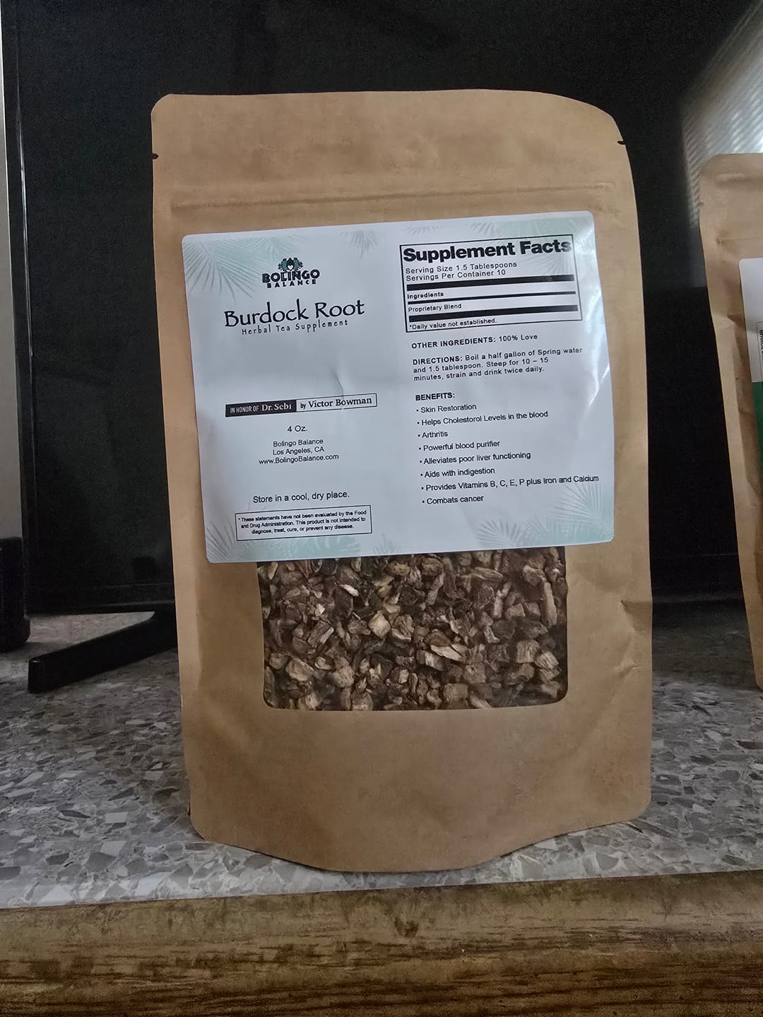 Customer photo review of BURDOCK ROOT