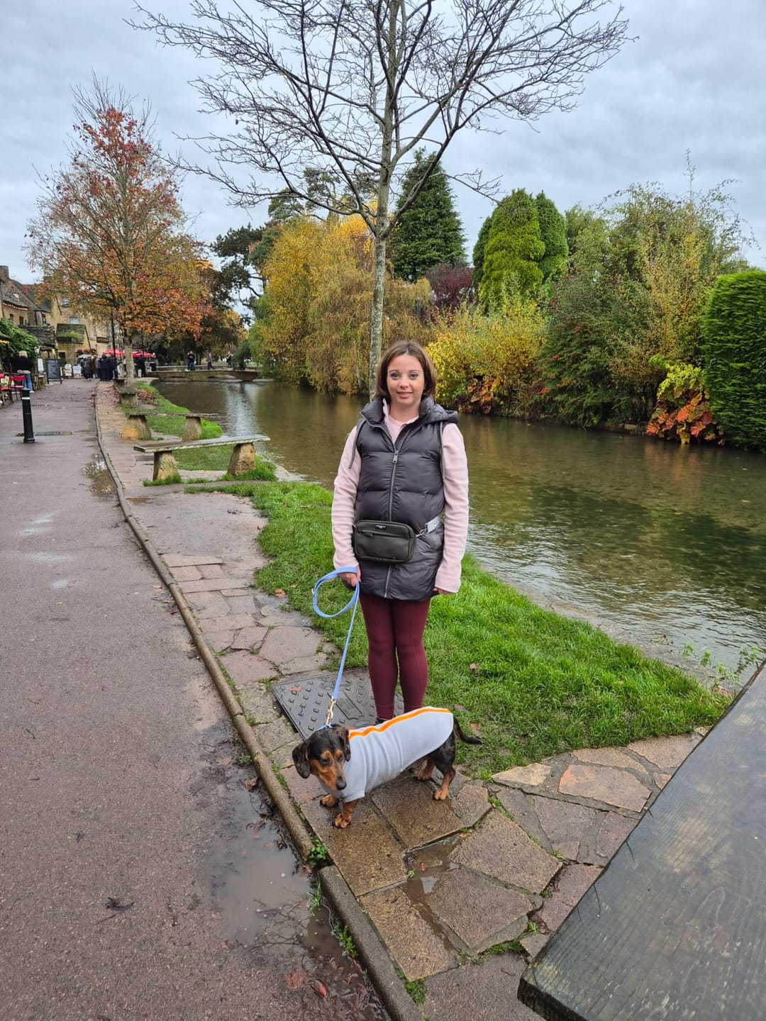 Customer photo review of Walkies Ready® Leggings - Mulberry