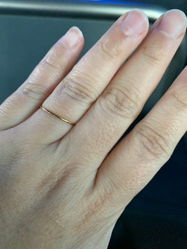 Customer photo review of Minimal Stacking Ring