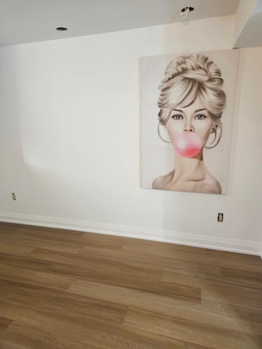 Customer photo review of 'Brigitte Bardot' Framed Canvas