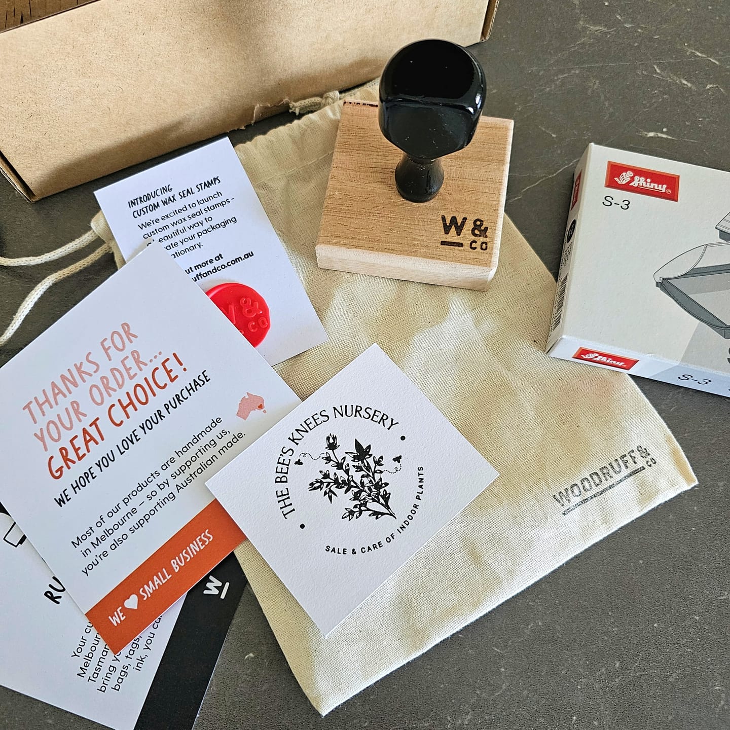 Customer photo review of Custom Rubber Stamp