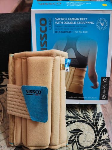 Customer photo review of Sacro Lumbar Belt (Mild Support) | Provides Support to Lower Back | Corrects Posture & Relieves Back Pain (Beige)