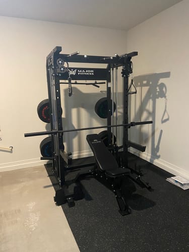 Customer photo review of Major Fitness Rubber Flooring Gym Mats 0.31" Thickness