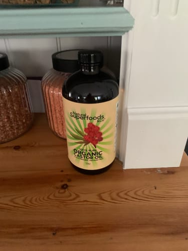 Customer photo review of Organic Castor Oil