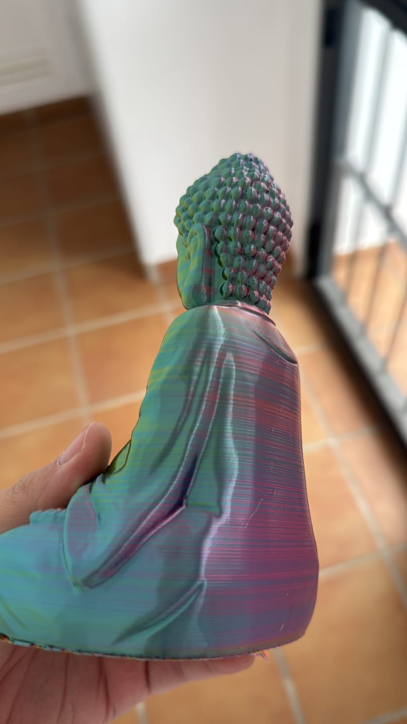 Customer photo review of PLA de seda Dual / Tricolor