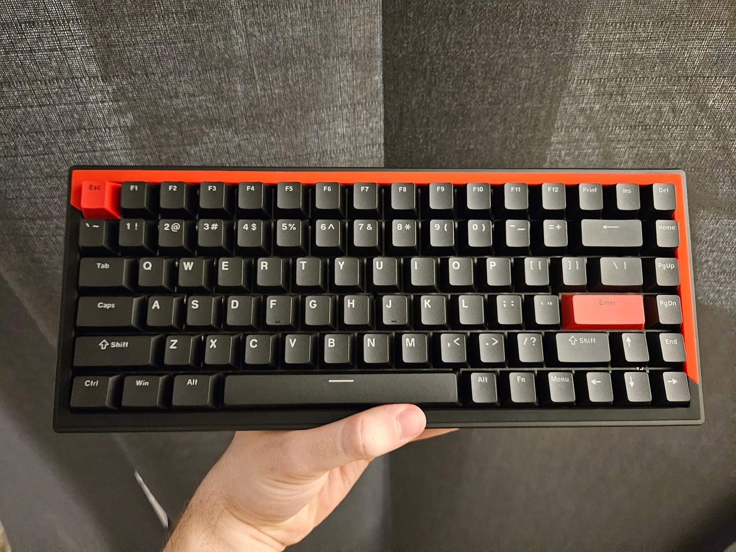 Customer photo review of DrunkDeer G75 Wired Actuation Distance Adjustable Magnetic Switch Keyboard