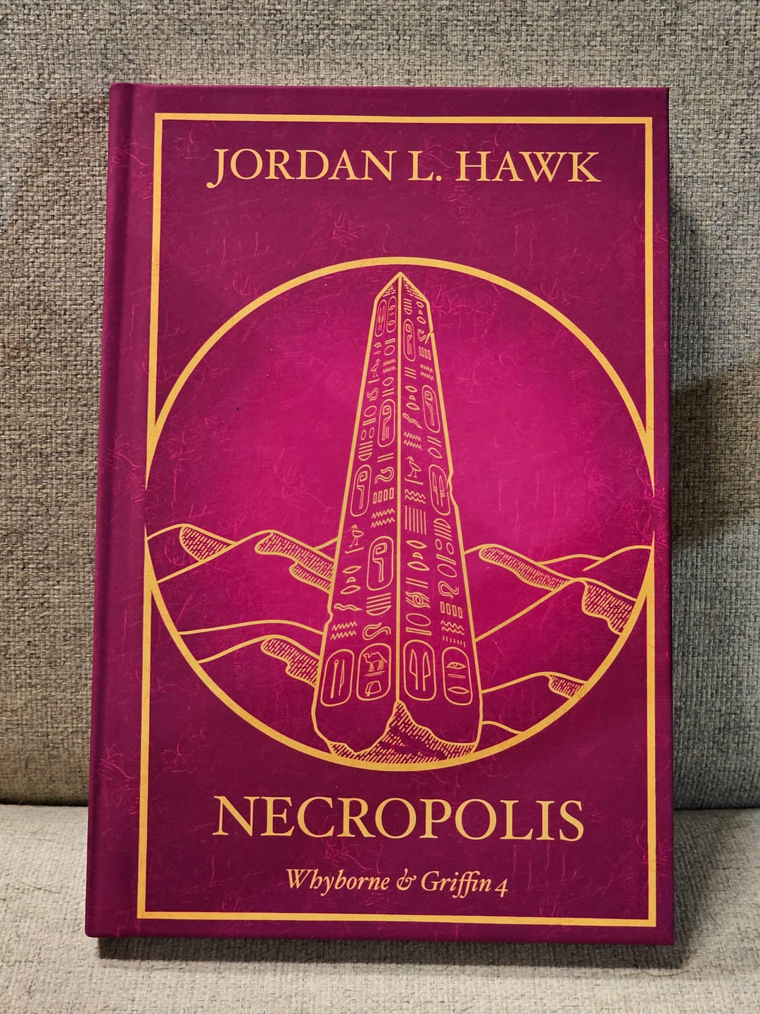 Customer photo review of Necropolis (Whyborne & Griffin 4) - HARDCOVER