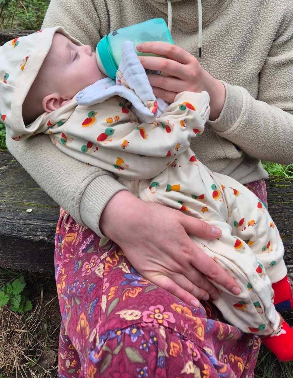 Customer photo review of Weather For Ducks Reversible Hooded Snug As A Bug Suit