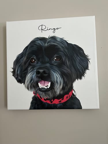 Customer photo review of Pet Art Canvas Wrap