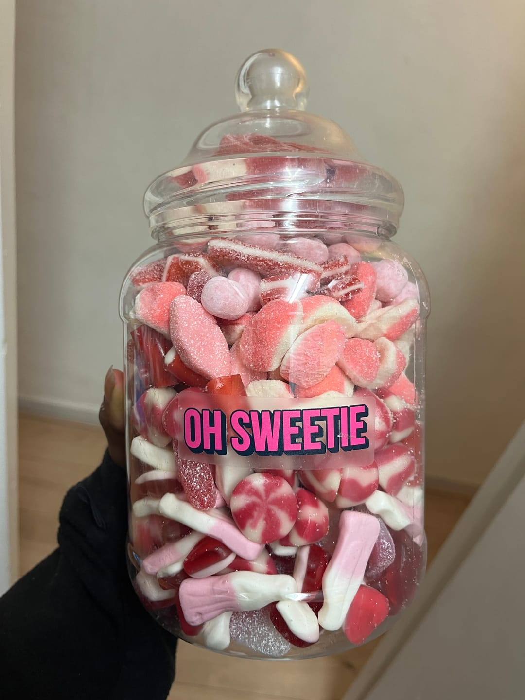 Customer photo review of Create Your Own Mega Pick N Mix Sweet Jar (20 Fillings)
