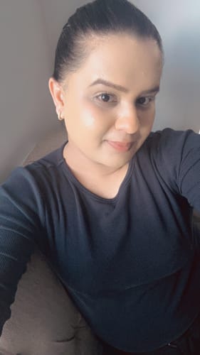 Customer photo review of The Femi Earrings