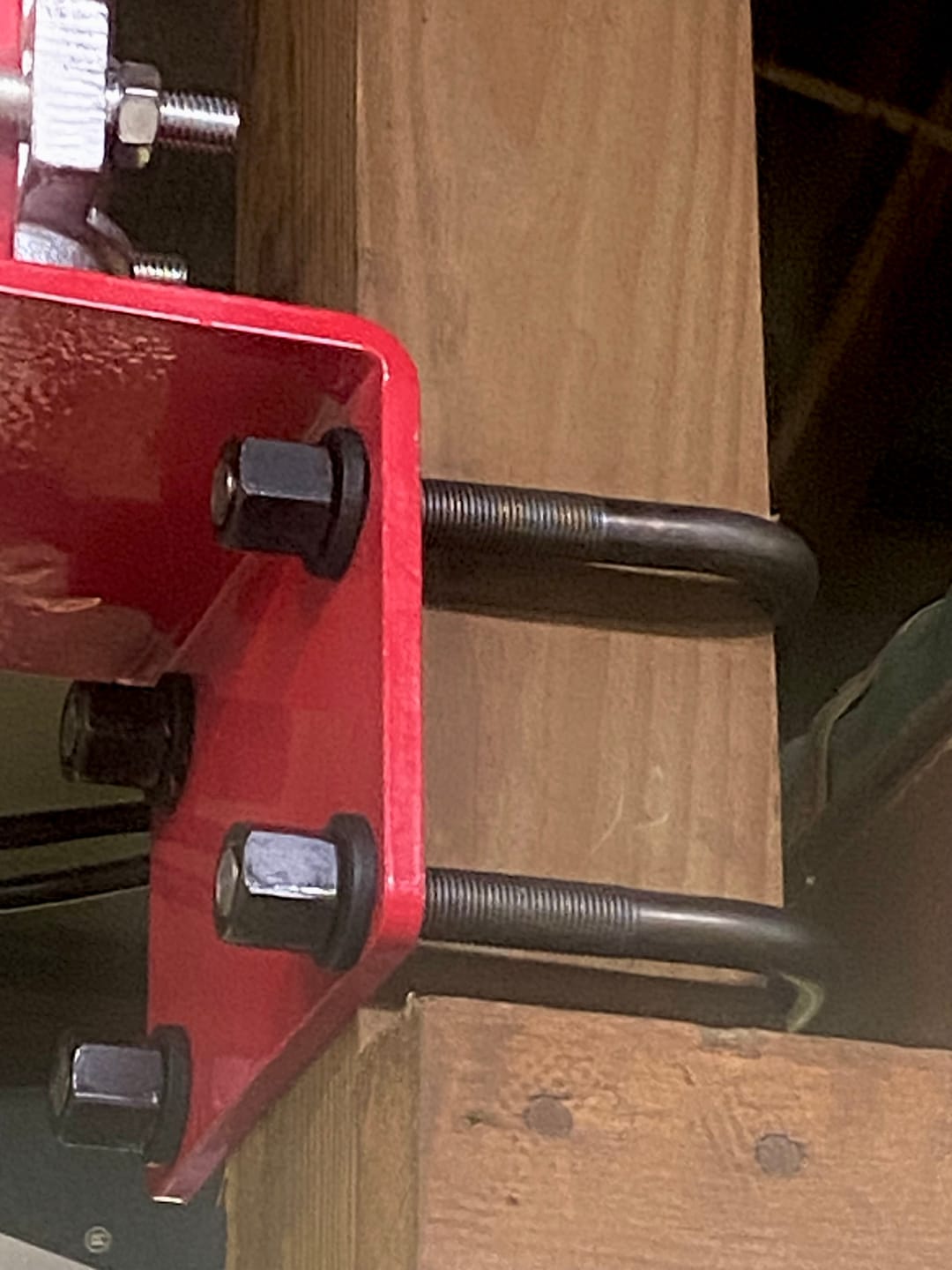 Customer photo review of 9/16 Inch Diameter U-Bolts - Square
