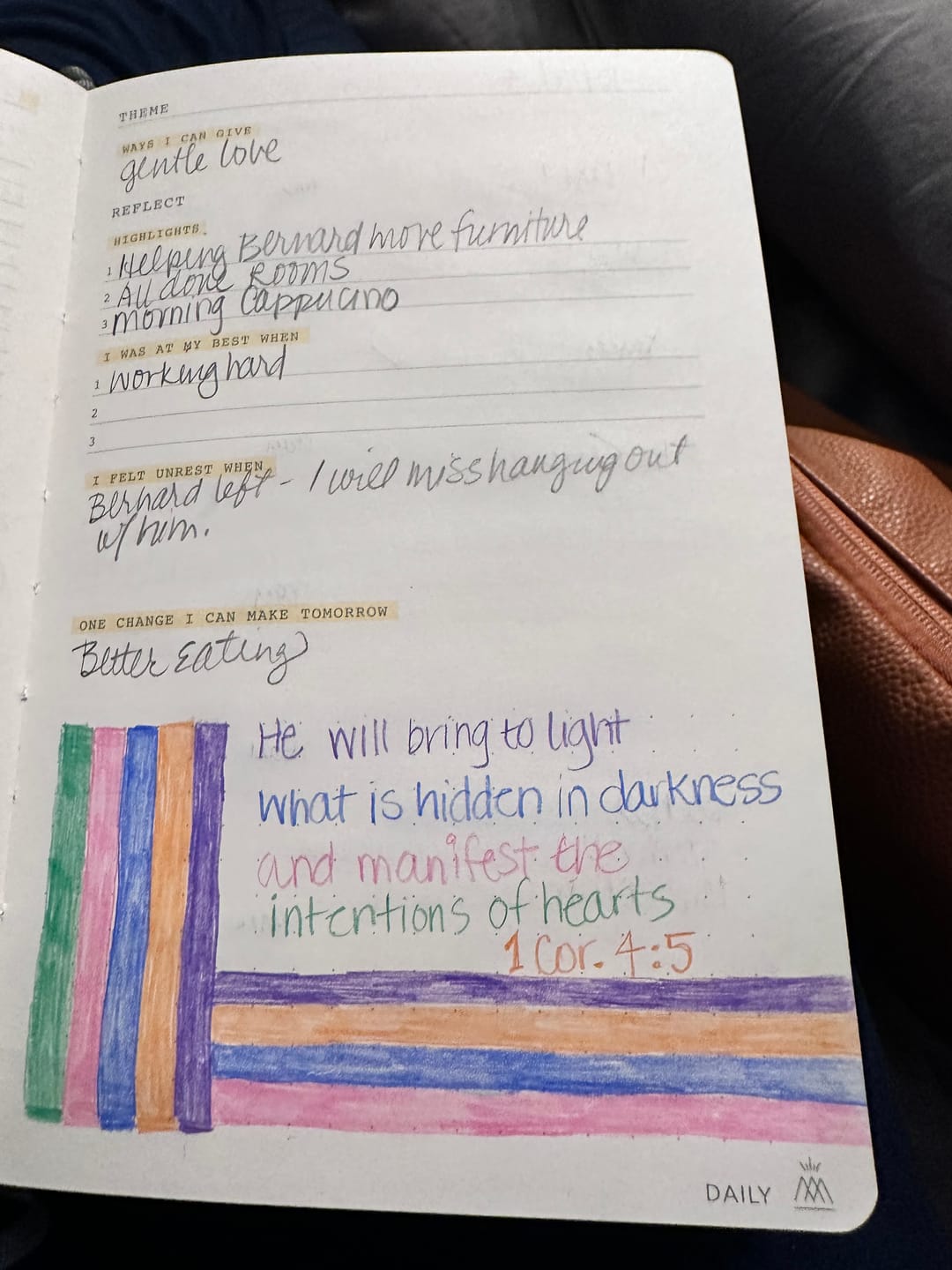 Customer photo review of Monk Manual x CFR 90 Day Planner