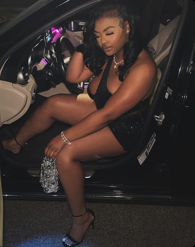 Customer photo review of Stardust Black One Shoulder Dress