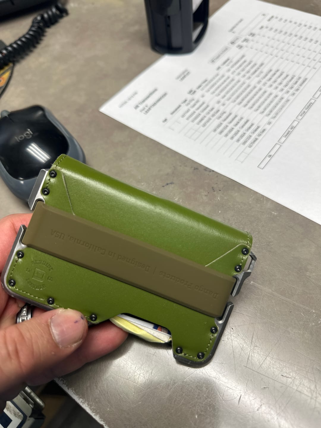 Customer photo review of HORIZONTAL WALLET BANDS (D-Series and T-Series Wallets)