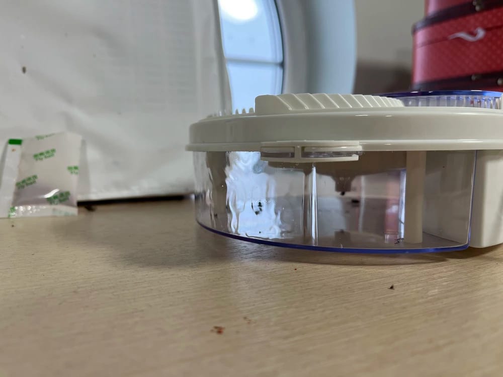 Customer photo review of EcoTrappe - Attrape-Mouche Électrique
