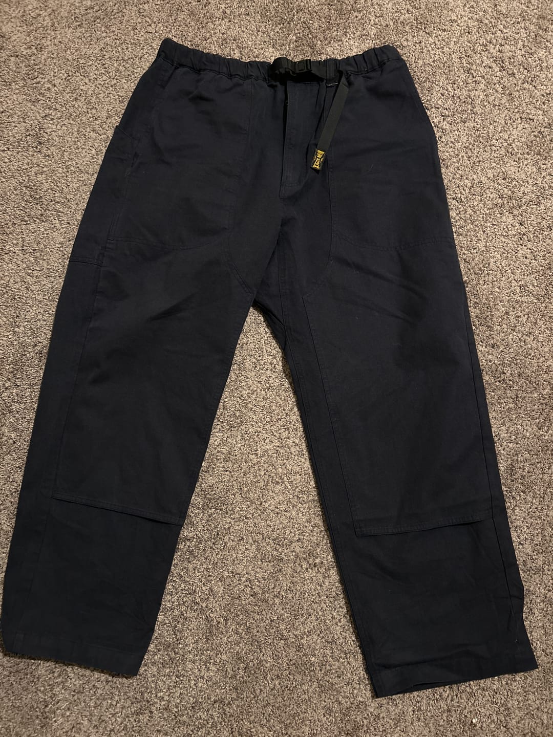 Customer photo review of 10 oz Cotton Canvas Climbing Pants - Navy