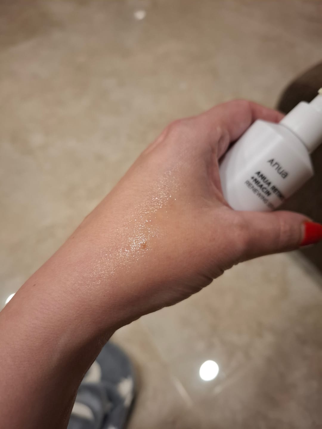 Customer photo review of Atjaunojošs serums ar retinolu Anua Nano Retinol 0,3% + Niacin Renewing Serum