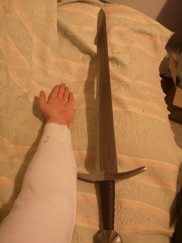 Customer photo review of Knight Sword - Trollkors