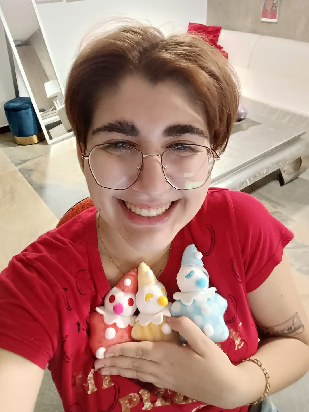 Customer photo review of Cute Little Clown Plushies - PREORDER