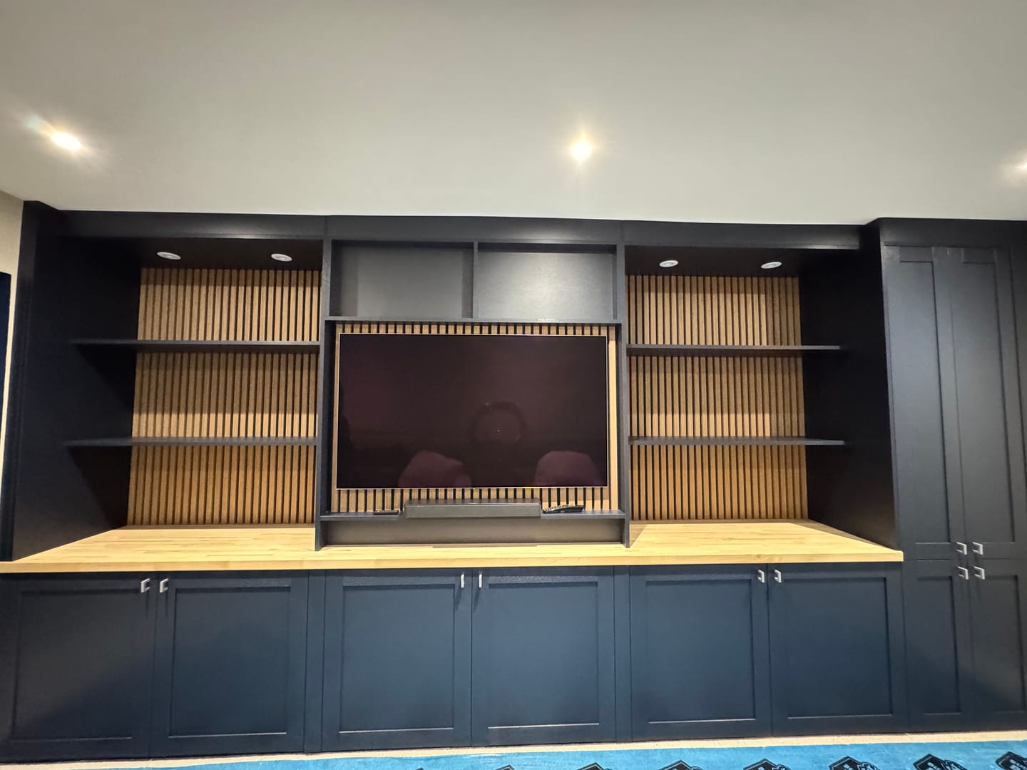 Customer photo review of Wooden Wall Panel | Mocca | Premium 3-sided Wood Veneer